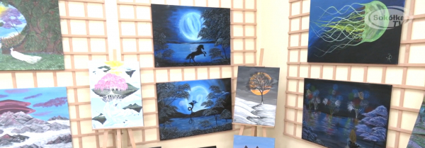 Niezwykłe obrazy w sok&oacute;lskiej bibliotece  [Film]