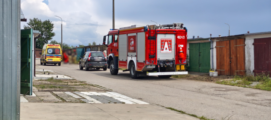 Mężczyzna stracił przytomność. Trwa akcja ratunkowa