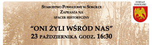 &quot;Oni żyli wśród nas&quot; to druga edycja spaceru historycznego [PLAKAT]