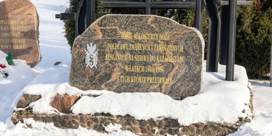 Oddali hołd deportowanym na Sybir 10 lutego 1940 roku mieszkańcom powiatu sokólskiego
