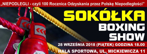 Kup bilet na Sokółka Boxing Show [Plakat]