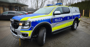 Sokólska policja z nowym radiowozem – Ford Ranger na służbie.