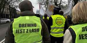 Protest leśników i branży drzewnej w Białymstoku. „Ochrona przyrody nie może odbywać się kosztem ludzi”