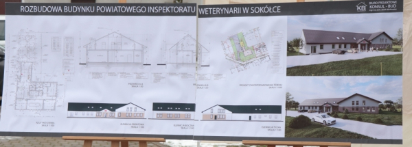 Budynek Powiatowego Inspektoriatu Weterynarii w Sok&oacute;łce zostanie rozbudowany [Film, Zdjęcia]