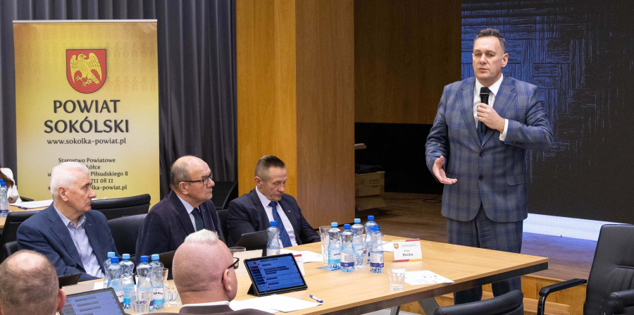 Uchwała intencyjna w sprawie konsolidacji placówek zdrowia w powiecie sokólskim.