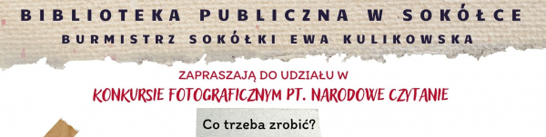 Zaproszenie do udziału w konkursie fotograficznym [Plakat]